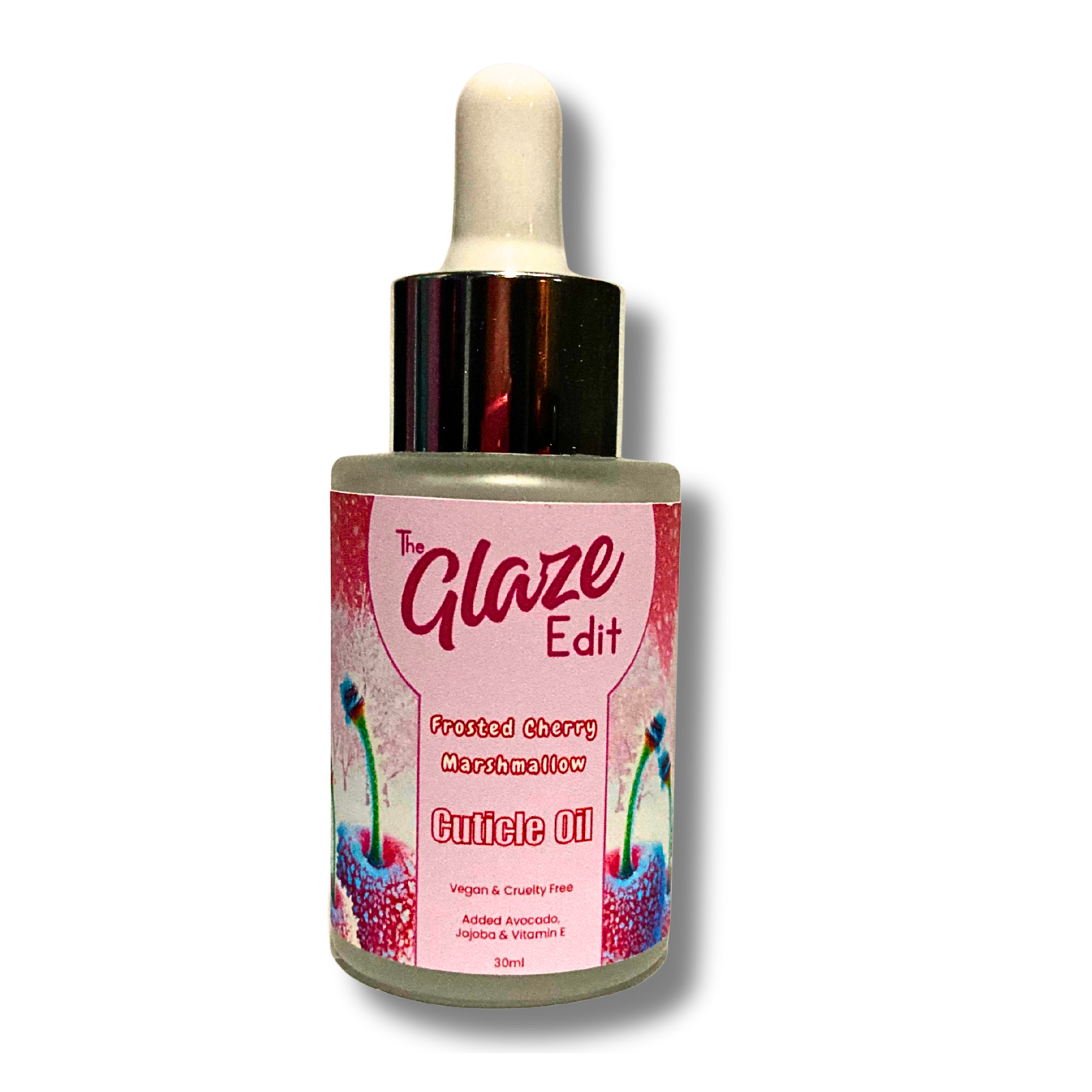 30ml Cuticle Oil - Frosted Cherry Marshmallow